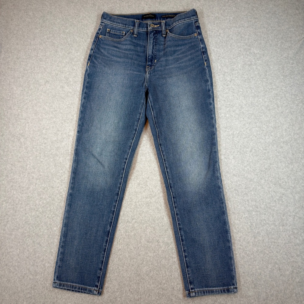 Banana Republic Jeans Womens 28 Blue Ultra High Rise Slim Fit Premium Denim